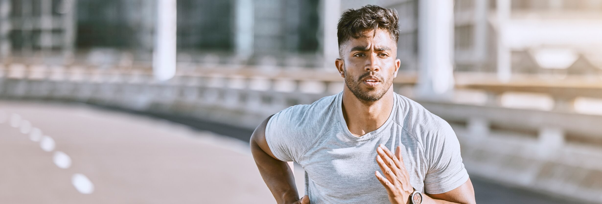 man running